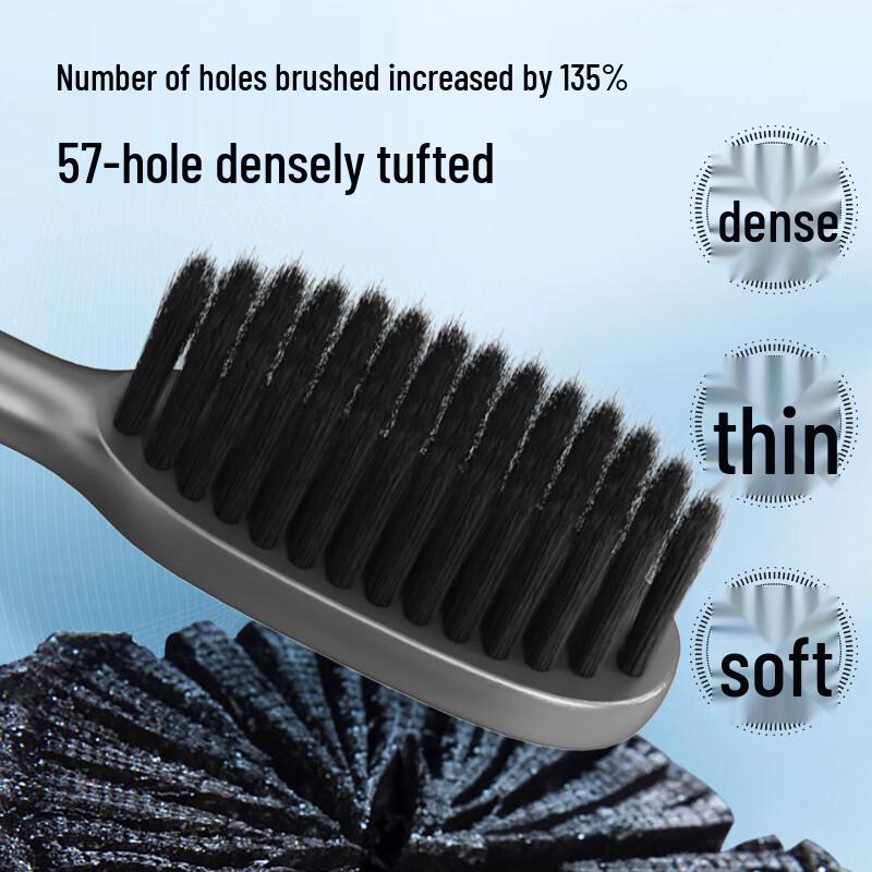 Frog Soft Carbon Bristle Adult Toothbrush, 8-Pack