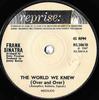 7inch Record FRANK SINATRA - World We Knew (Over And Over) RS20610 Reprise Records 1967 UK Jazz Used