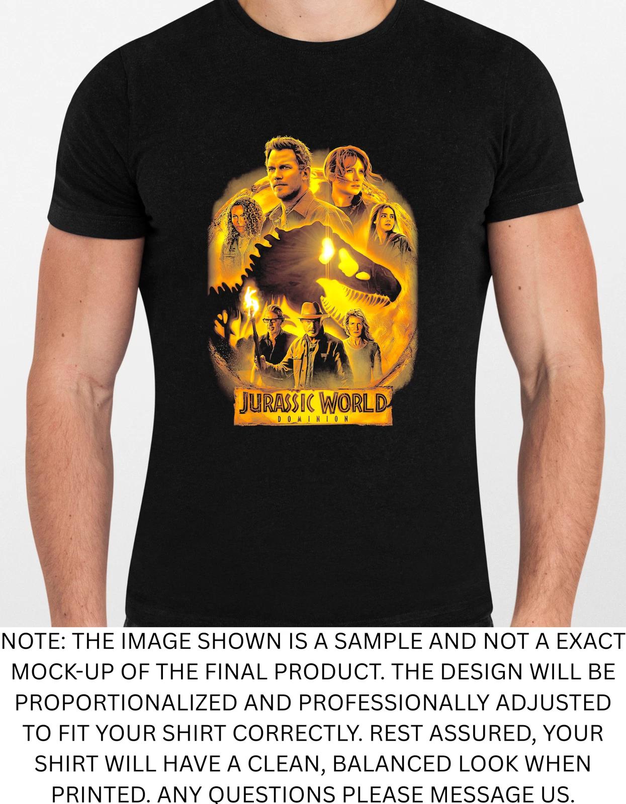Men s and Women s T-shirts Jurassic World Graphic XXXXL