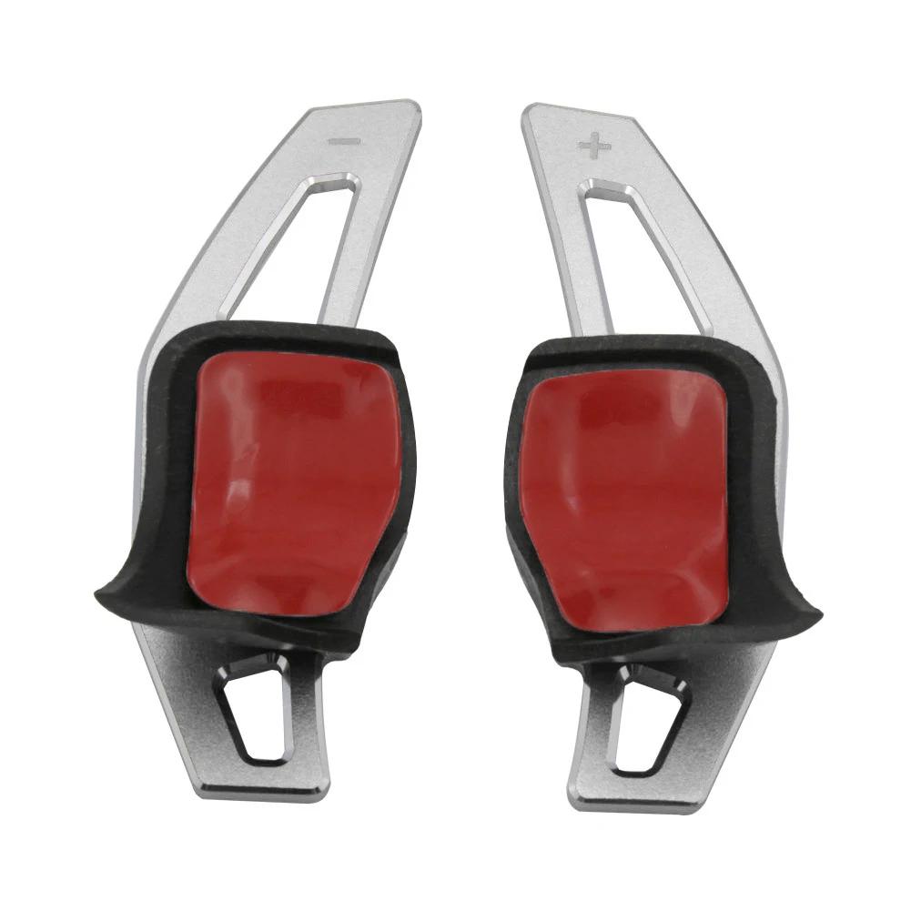 Car Steering Wheel DSG Shift Paddle Extension Shifters Sticker For Volkswagen Tiguan Golf6 MK6 Jetta GTI R20 R36 CC Scirocco EOS