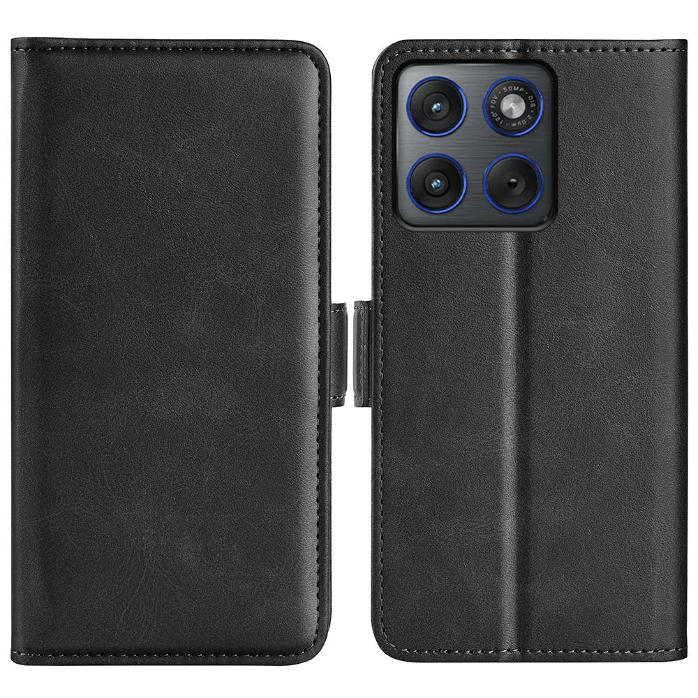 For Motorola Edge 70 5G Case Calf Texture Leather Wallet Phone Cover