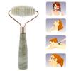 2 Stück Natürlicher Jade Massage Roller Gesichtsroller Facelifting Anti-Falten Gesichtsentspannung Lifting Schlankheitsrad Beauty-Stick