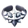 JWM Men's Rings Silver Plated Brass Ring for Men Women Adjustable Open Rings, Exquisite Packaging
