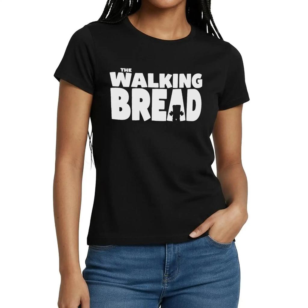 Bernd Das Brot The Walking Bread In Wei Frauen T Shirt Vintage Washed Top For Everyday Wear Homme Soft Casual Slightly