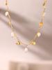 Qiong Yao Luxury Baroque Freshwater Pearl Necklace - Elegant Handmade Beaded Clavicle Chain for Women