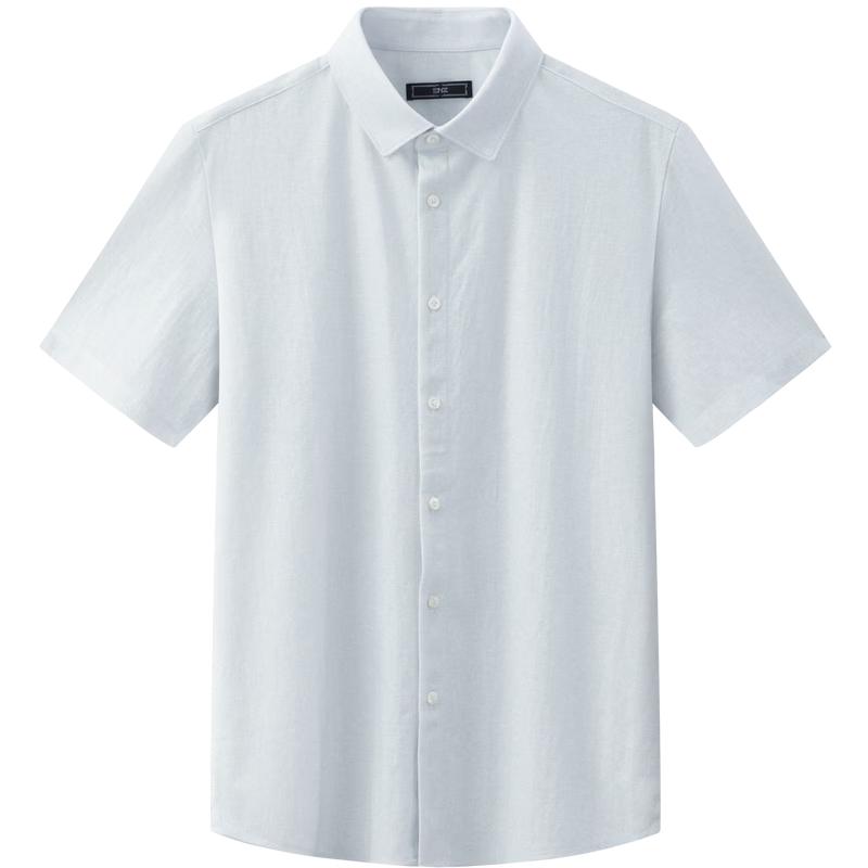 EMZ Erdos Men s Linen Blend Short Sleeve Polo Shirt XL