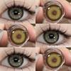 Eyeshare 1Pair Color Contact Lenses for Eyes Natural Blue Colored Pupils Green Eye Color Lens Gray Contacts Brown Lenses Yearly