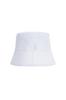Stud drop over fit bucket hat White [VARZAR]