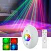 Bluetooth-Compatible Music Player Oval Starry Sky Projector Lamp Aurora Night Light with Remote
