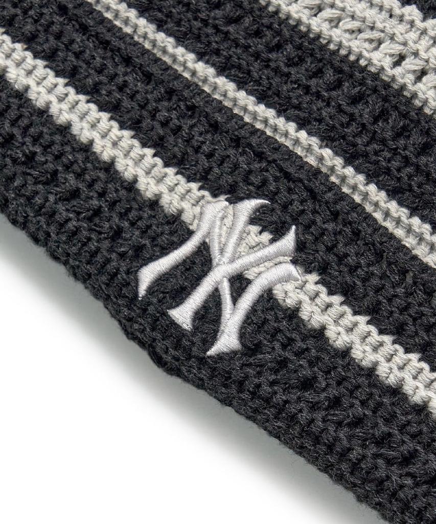 Emelbi Summer Stripe Meow Beanie Ny (Black)