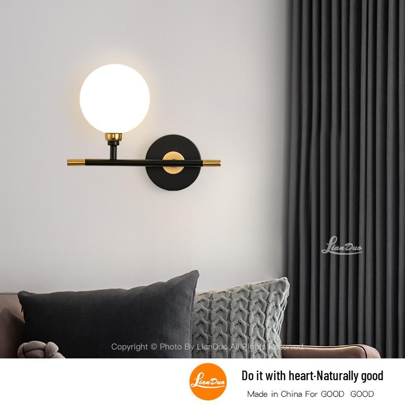 Modern American Wall Lamp: Luxurious Bedroom, Living Room, Hotel Hallway & Corridor Lighting