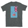 Fiji Islands Oceania Suva Distressed Flag Short-Sleeve Unisex T-Shirt