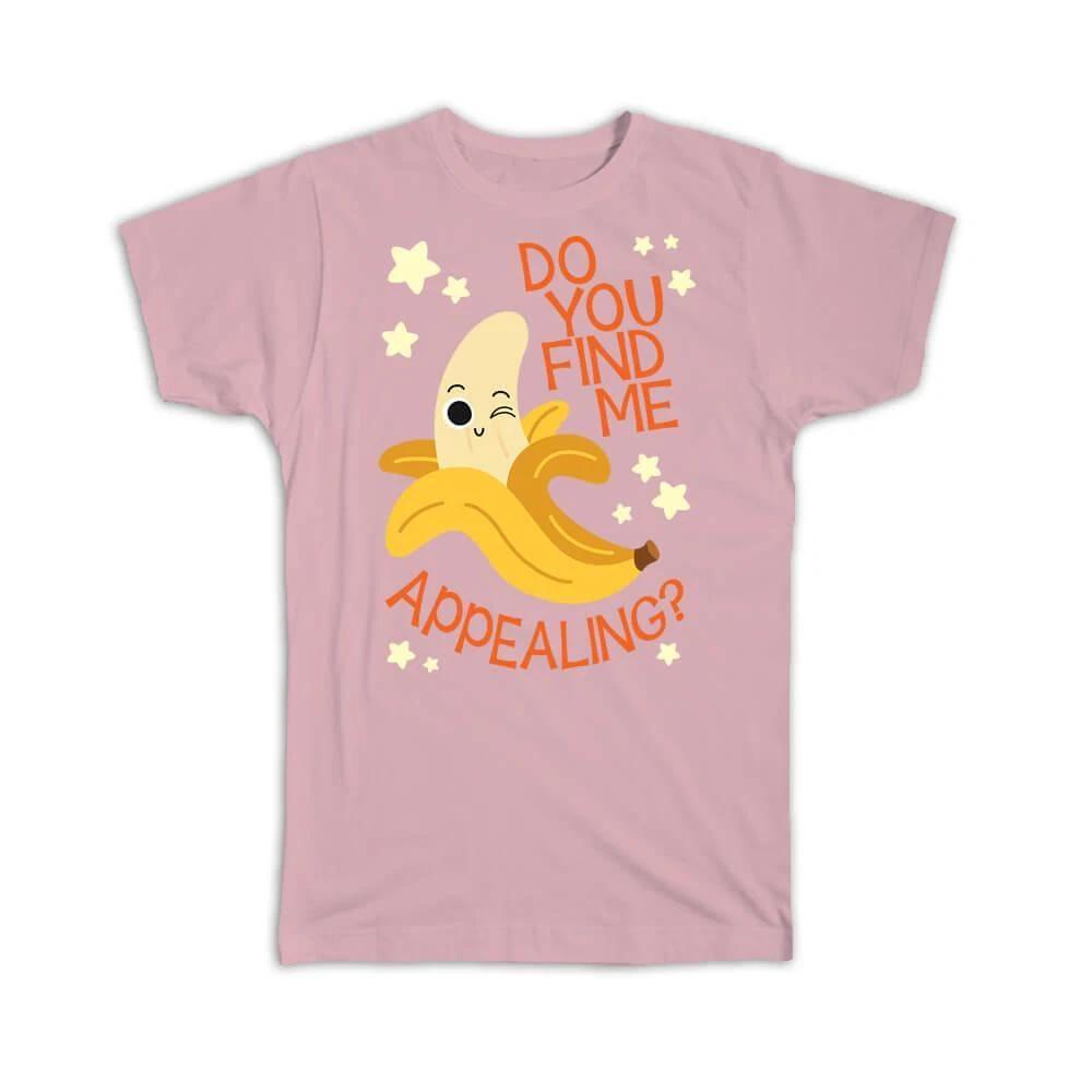 

Gift T-Shirt : Funny Banana Art Print Humor Appealing Fruit Fruits Healthy Food M