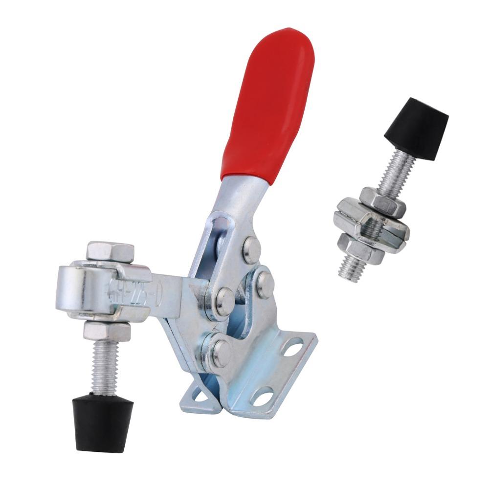 5pcs 227Kg Holding Capacity Toggle Clamps GH-225-D Horizontal Action Fixture Clamps Quick Release Mechanism Quick Release Clamps