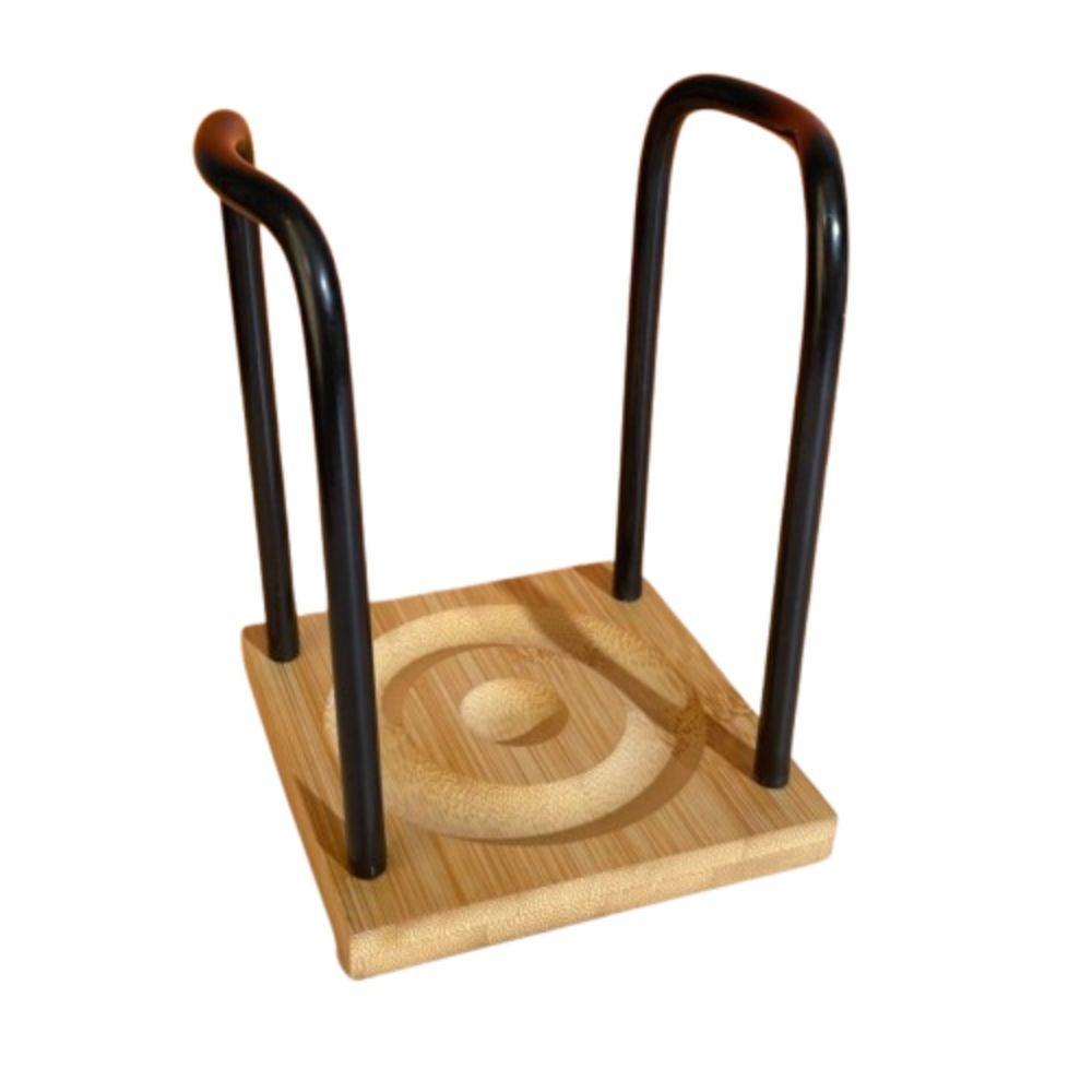 Multifunctional Cup Storage Rack Wooden Bottom Mug Display Stand Organizer  Counter