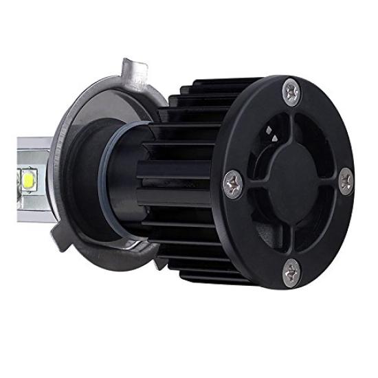 PIAA LEH100 LED Headlight H4 Pack of 2 Bulbs, 3600/2600lm, 6000K, White, 12V23W,