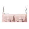Michael Kors Zoe Metal Buckle Flap Pocket Fabric Tote Bag Small Women Handbags Light-Pink 32S5SZCU1C-653
