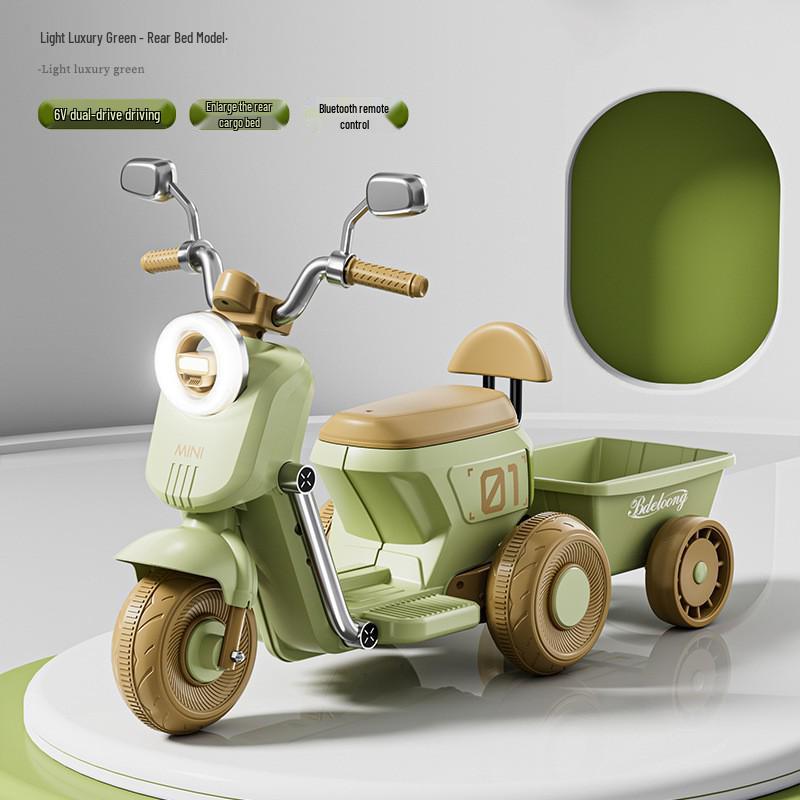 Children's Battery-Powered Electric Tricycle: Ride-On Toy Car with Remote Control for Boys and Girls  