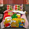 Pattern Simpsons The Digital Print Duvet Cover Pillowcase Set Bedding Bedroom