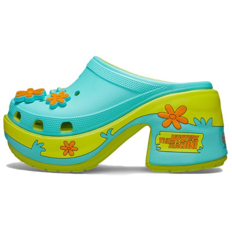 Crocs Comfortable and Versatile Hole Shoes Women's Teal