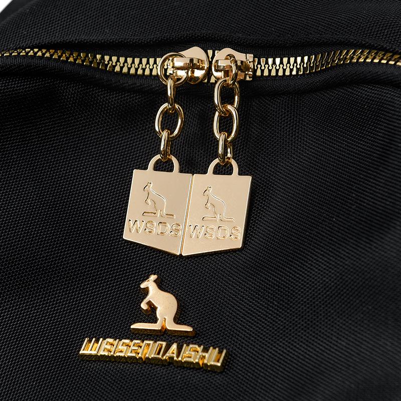 2025 Lightweight Korean Fashion Women's Backpack: Simple, Casual, Large Capacity, Oxford Cloth for School & Travel