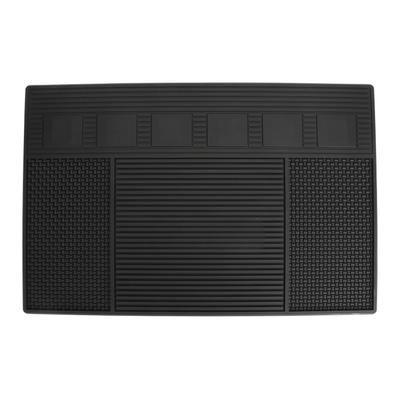 Barber Organized Mat Prevent Slip Silicone Barbershop Work Station Pad for Clippers Scissors