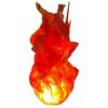 Accessori Decorazioni di Halloween Lampada Palla di Fuoco Galleggiante Simulazione Fiamma di Fuoco Artificiale Luce Atmosfera per Cosplay Gioco di Ruolo LBS