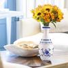 Zusammenbau Flasche Blumenvase Puzzle Blumen arrangieren Gebogenes Plastikpuzzle Einweihung