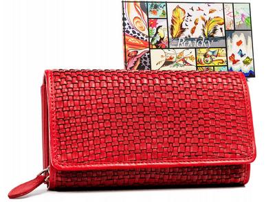 Large Women's Wallet Made of Natural Leather - Rovicky