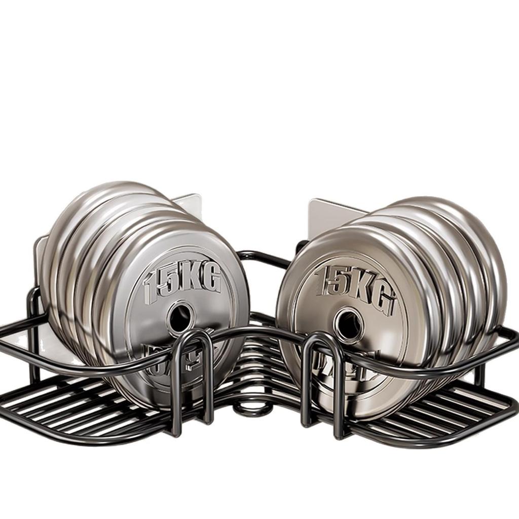 Punch-Free Wall-Mounted Bathroom and Kitchen Storage Shelf