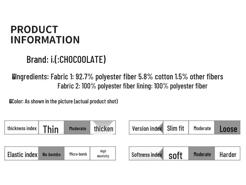 :CHOCOOLATEit Herren Kapuzenjacke im amerikanischen Stil mit Patchwork