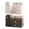 Countertop Cosmetic Organizers Skin Care Storage,Easy to Store Lipsticks Makeup Organizers for Vanity with Brush Holder