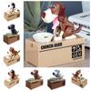 Automated Electronic Piggy Bank Plastic Dog Saving Banks Cute Dog Money Box Save Money
