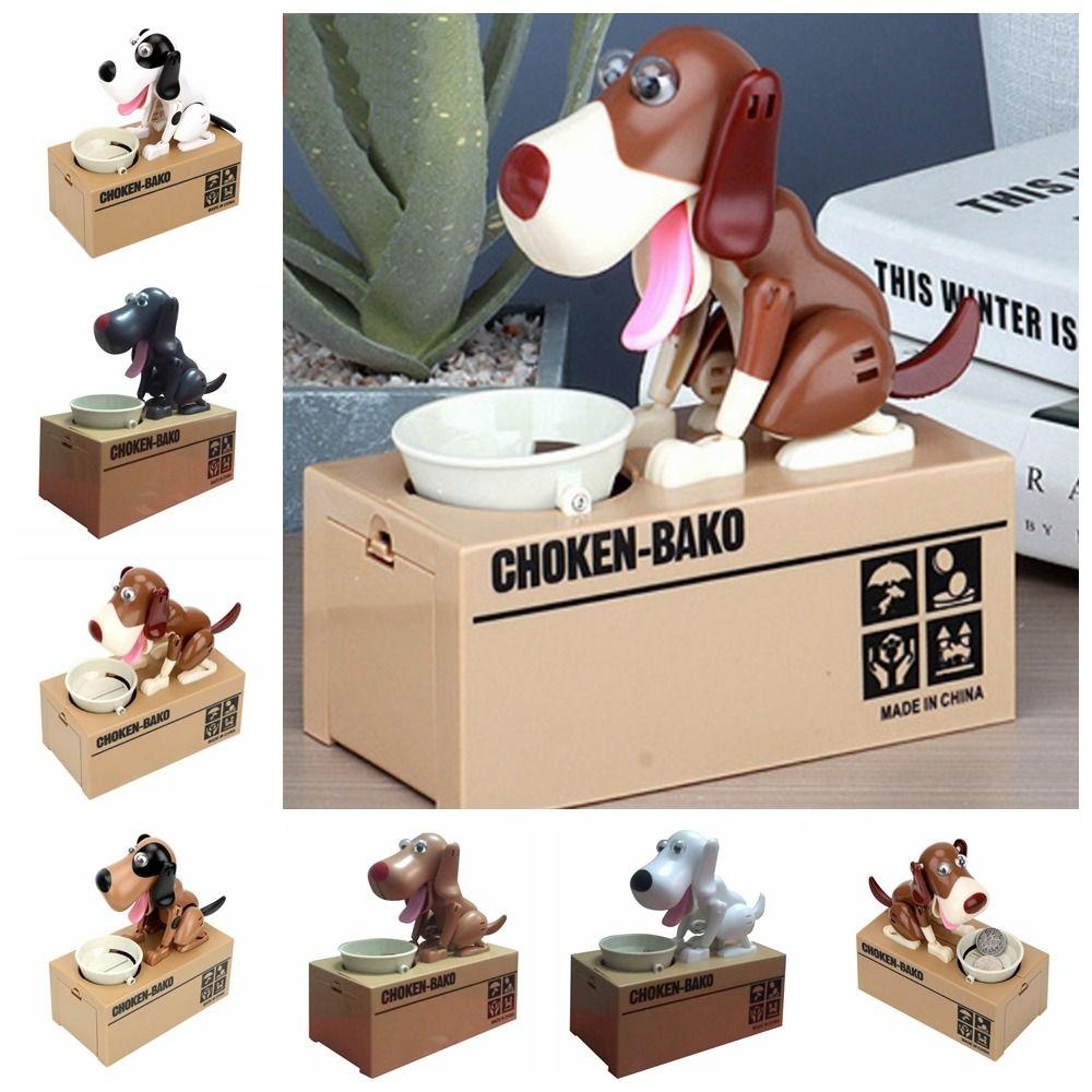 

Plastic Electronic Piggy Bank Automated Dog Saving Banks Cute Dog Money Box Save Money