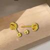 Simple New Style Stud Earrings with Exquisite Screw Design and Ear Bar Studs