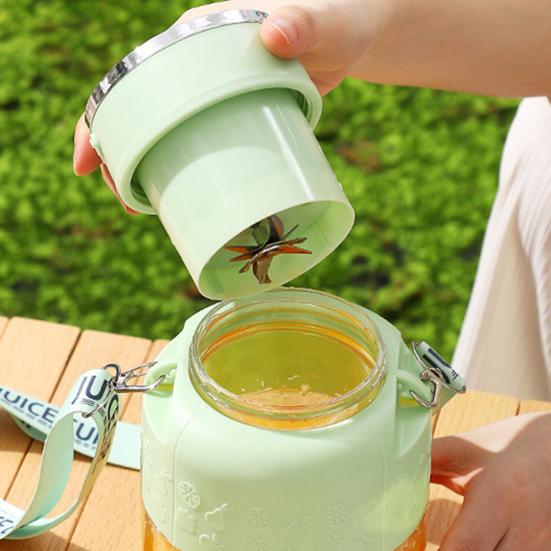 Mini Cordless Juicer Cup 10-Blade Portable Smoothie Maker Rechargeable Drinking Blender for Fruits Protein Shakes