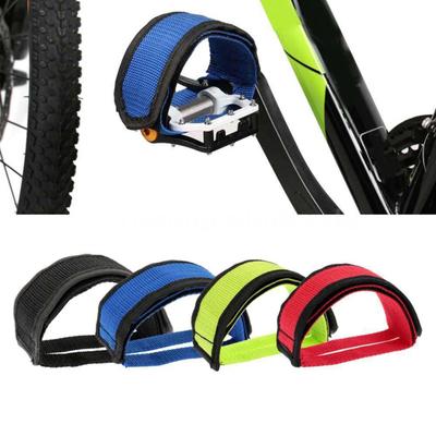 Yousheng 2Pcs Bike Pedal Straps with Fastener Tape Wear Resistant Ultra-light Adjustable Anti-Slip Universal Bicycle Feet Straps Biking Accessory