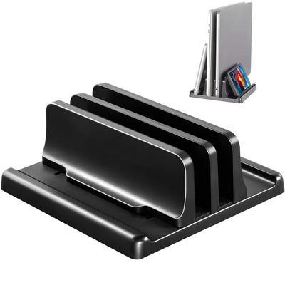 4 In 1 Office Laptop Stand Vertical Save Desktop Space Easy To Place Computer Accessories Scalable Width Office Desk Storage