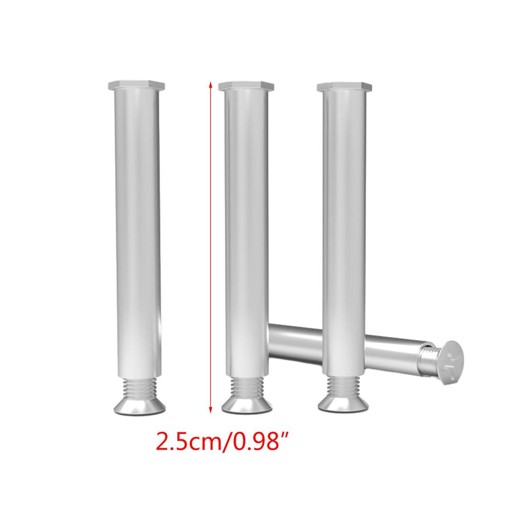 Set of 4pcs Quality Metal Screws for 25mm Thickness Computer Fan Flat Head Mount Quality Computer Replacement Screws