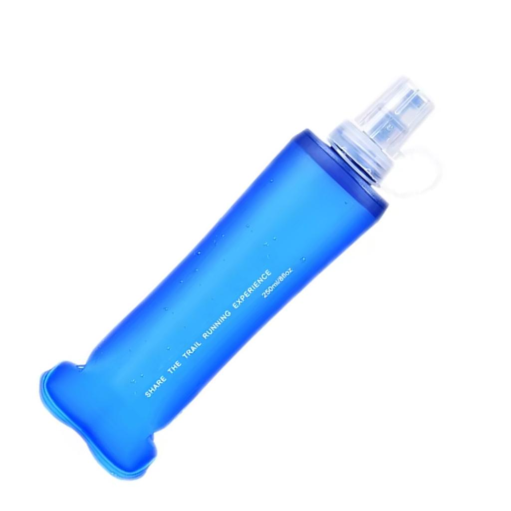 Portable Soft Flask Folding Water Bottle Reusable Handheld Soft Water Bottle for Outdoor Running Cycling Climbing