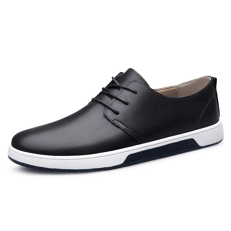 Genuine Leather Men Casual Shoes Hot Sale Man Loafers Soft Moccasins Breathable Slip On Driving Shoes New Leisure Walk Sneakers