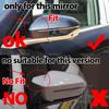 For BMW 5 7 Series I5 I7 G60 G61 G70 2025-2026 Mirror Cap Sticker Bright Black Rearview Mirror Cover Wing Side Rear View LHD