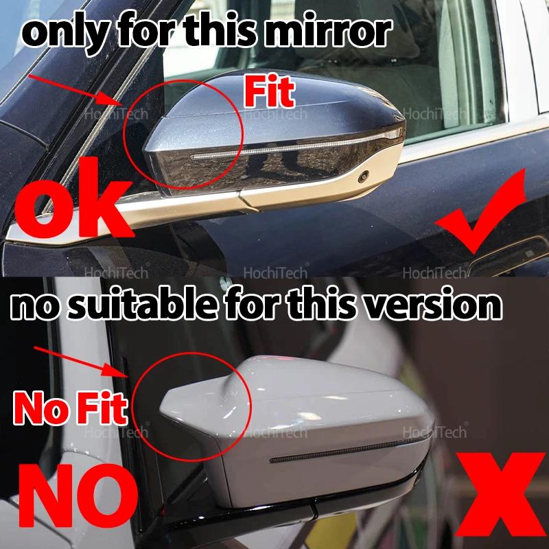 For BMW 5 7 Series I5 I7 G60 G61 G70 2025-2026 Mirror Cap Sticker Bright Black Rearview Mirror Cover Wing Side Rear View  LHD