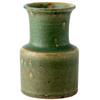 Mottled Japanese-Style Coarse Pottery Green Vase Tea Room Homestay Flower Arrangement Export Retro Style Ornament