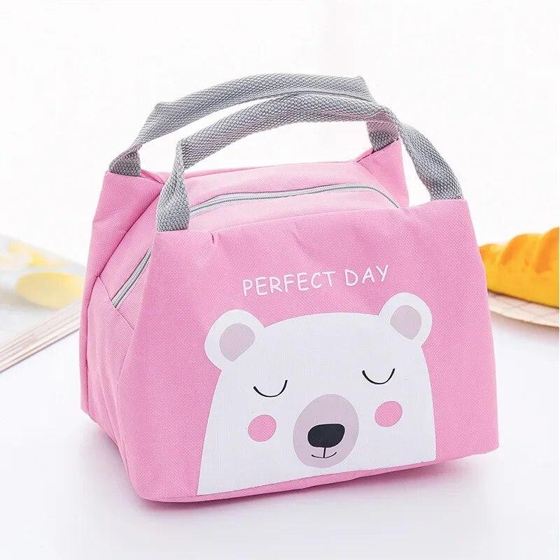 New Large-capacity Portable Lunch Box Bag Insulation Bag Korean Version of The Cartoon Cute Pet Lunch Bag Small Insulation Bag