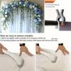 2D Flat Blue Hydrangea & Rose Backdrop for Bridal Shower Decor