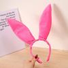 Easter Bunny Ear Headband Adult Satin Hair Hoop Rabbit Ear Bunny Masquerade Headband Hair Accessories