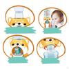 Cartoon Drink Dispenser with Tap Pretend Play for Desktop Kitchen House