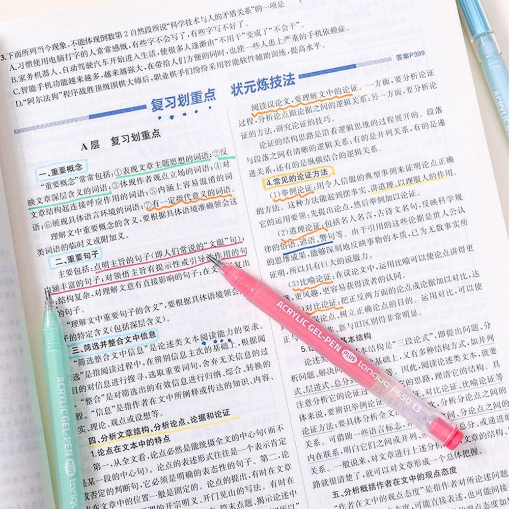 6Colors/Set DIY Album Card Acrylic Painting Brush 1.0mm Tip Color Graffiti Pen Marker Pen