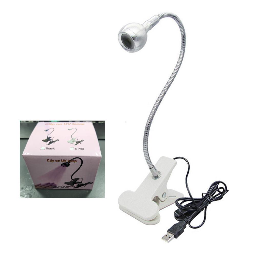 Lampa LED UV do paznokci do suszenia żelowego lakieru do paznokci, klipsowa, elastyczna, biurkowa, mini, przenośna, USB, lampa do paznokci, suszarka UV do manicure salonowego